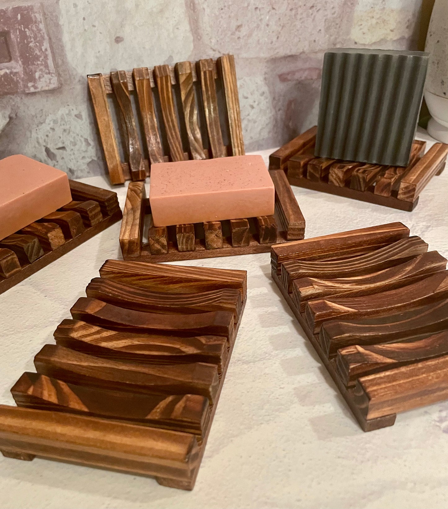 Pine Wood Soap Tray Holder