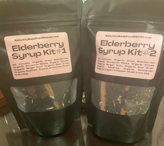 Organic Elderberry Syrup Kits