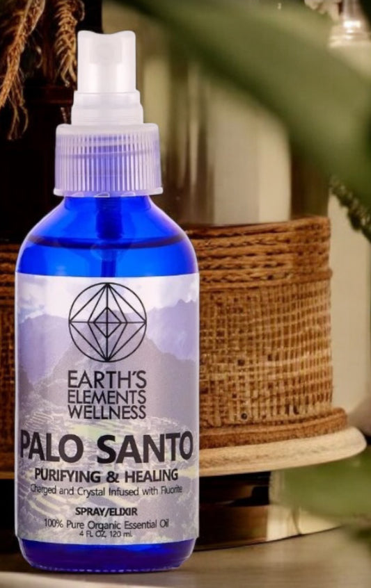 Organic Palo Santo Spray (Crystal Infused)