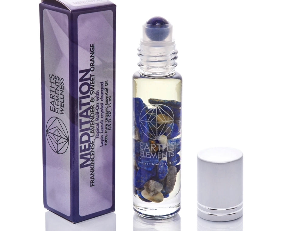 Meditation Organic Roll-On (Crystal Infused)