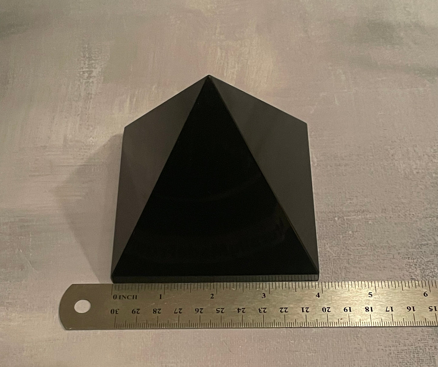 XL Black Obsidian Pyramid (EMF PROTECTION)