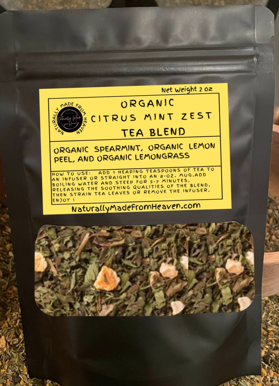 Organic Citrus Mint Zest (loose-leaf) Tea Blend