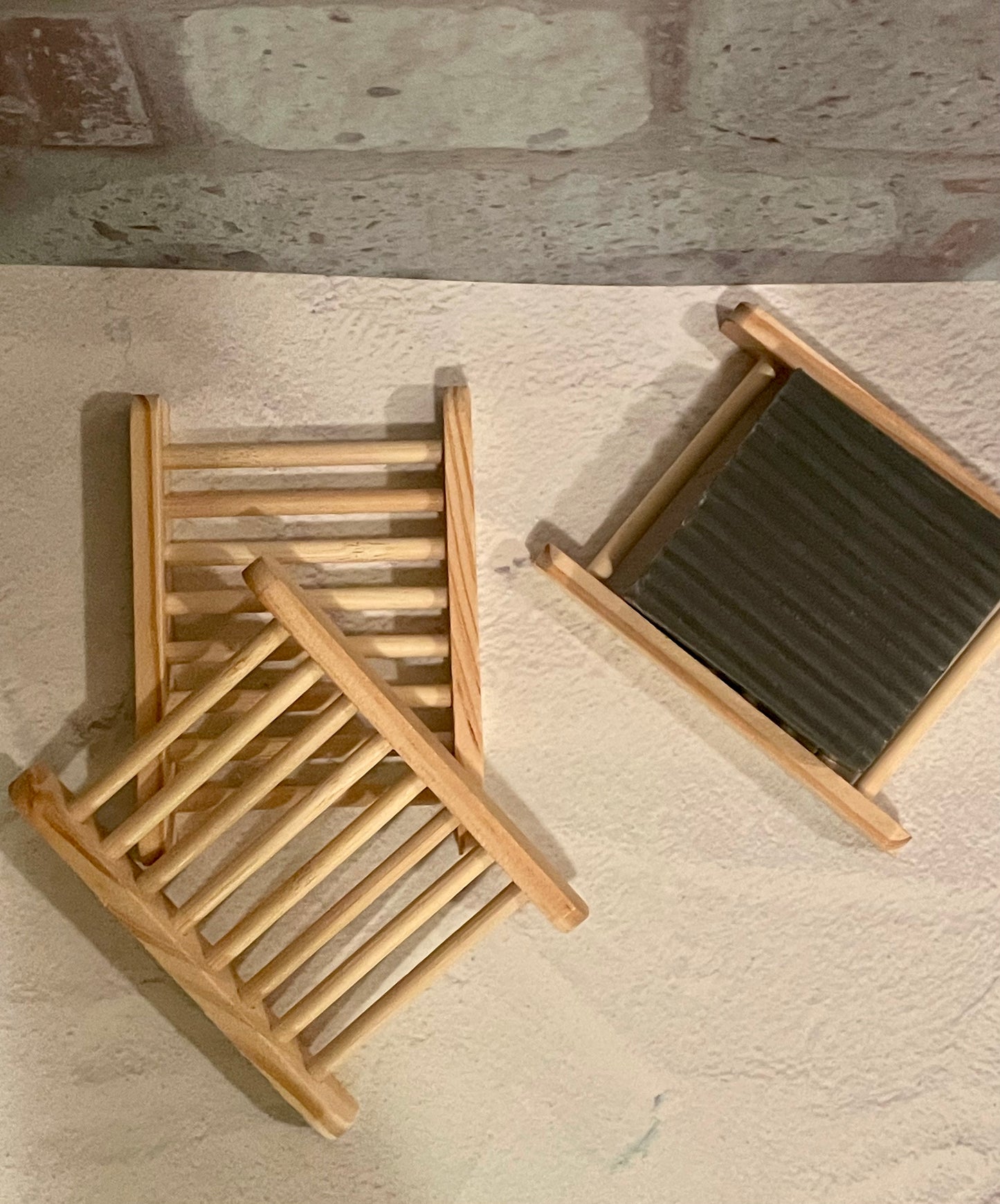 Ladder Bamboo Soap Tray Holder