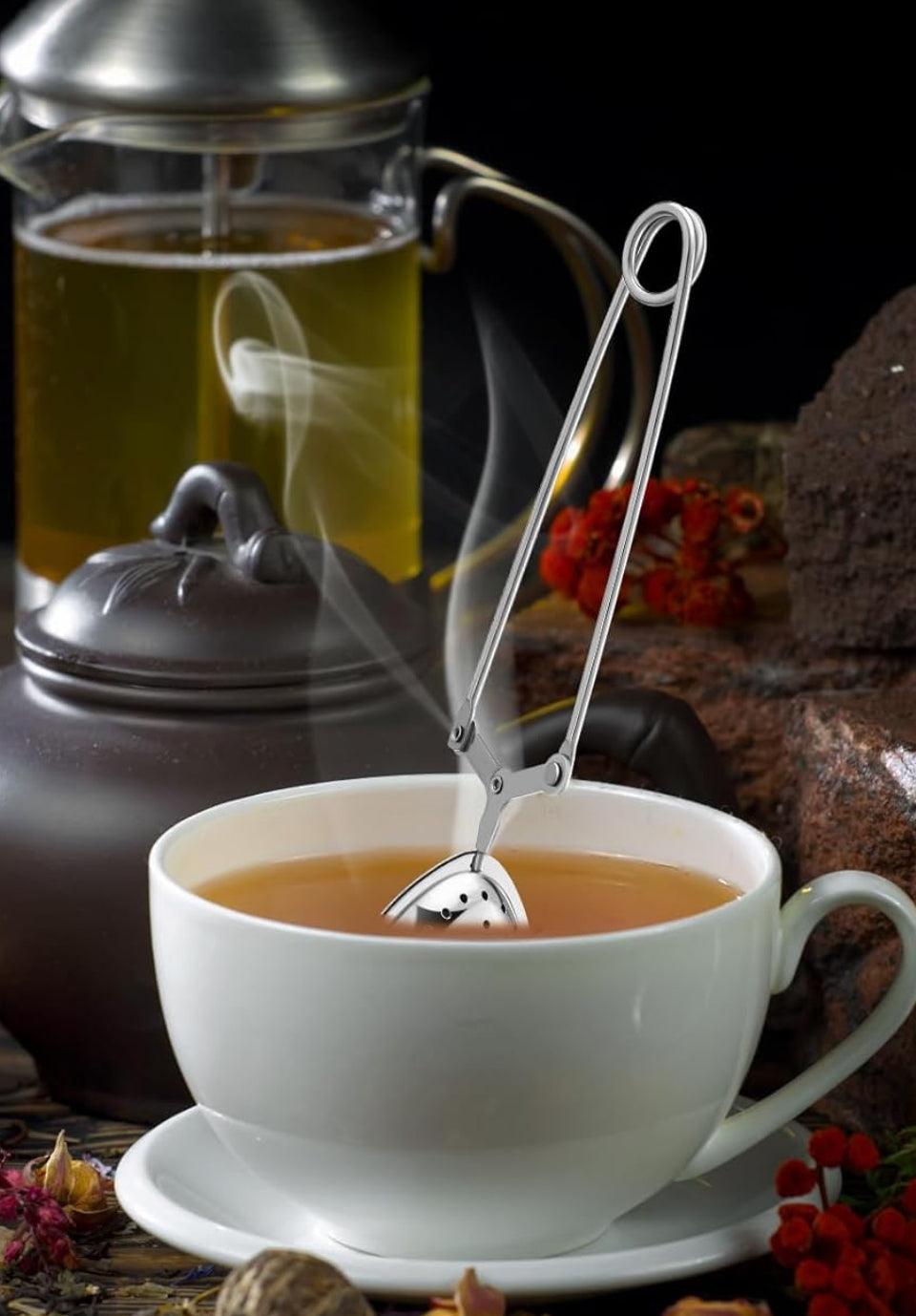 Heart Shaped Tea Infuser Stainless Steel