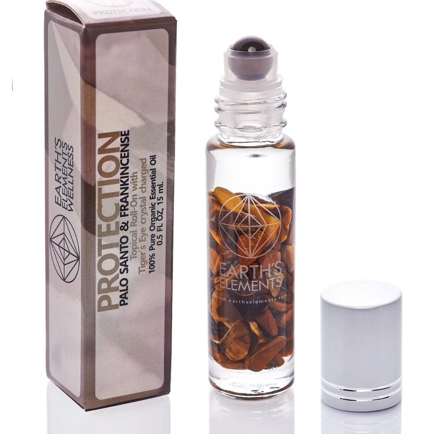 Protection Organic Roll-On Bottle (Crystal Infused)