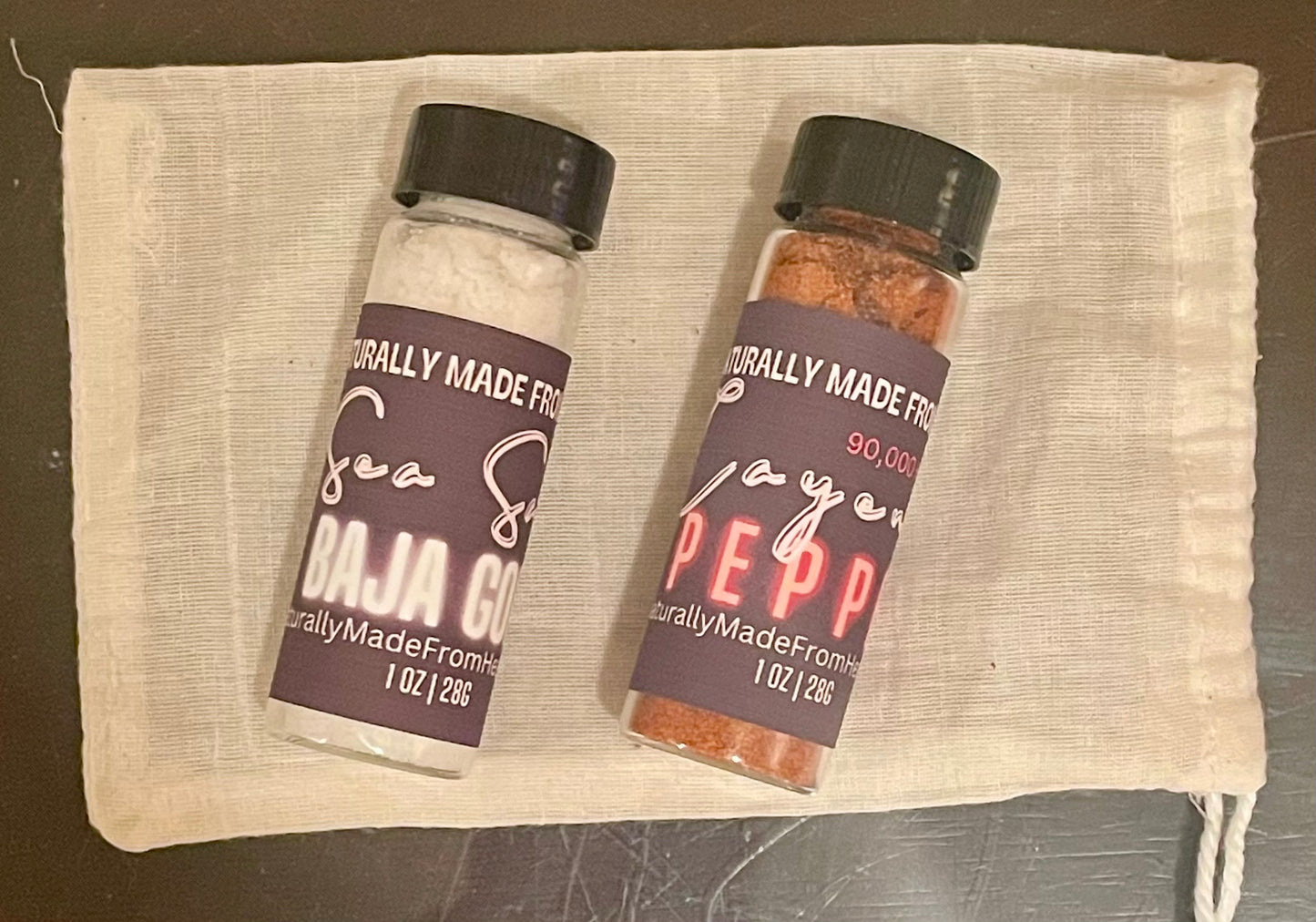 Salt & Cayenne Pepper Powerhouse Travel Duo Set