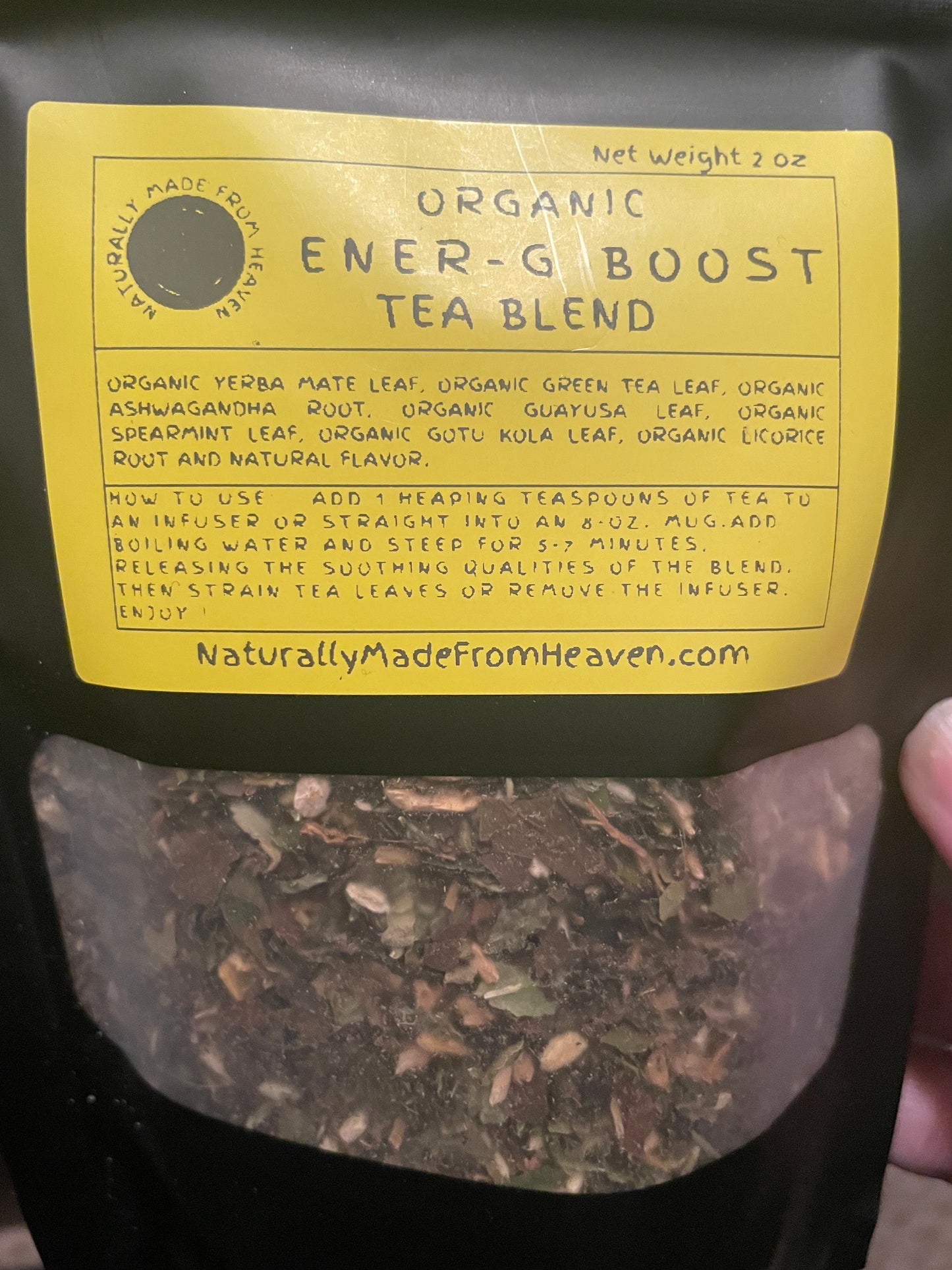 Ener-G Boost Blend Organic Tea (Loose -Leaf)