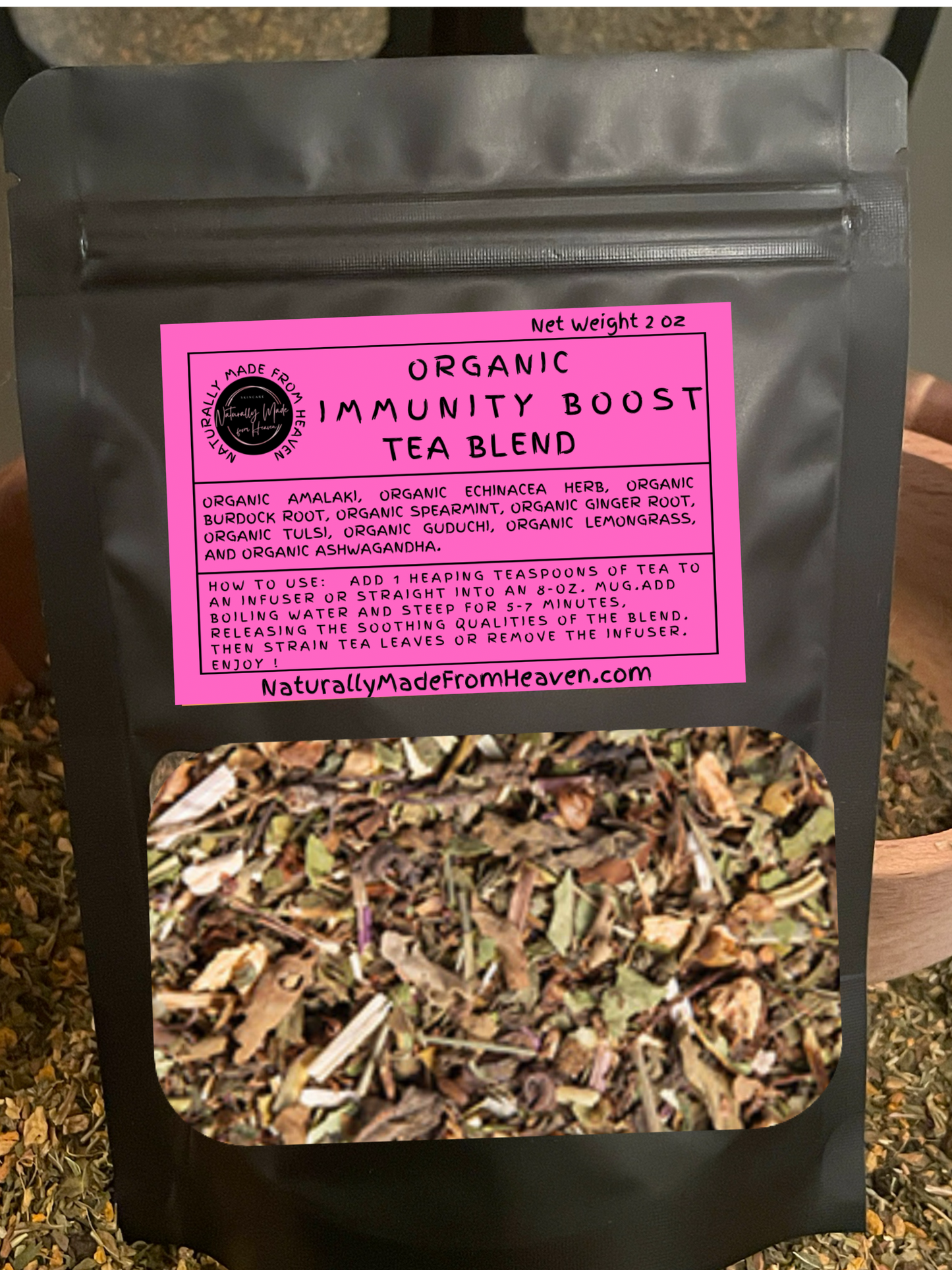 Immunity Boost Organic Tea Blend (Loose - Leaf)