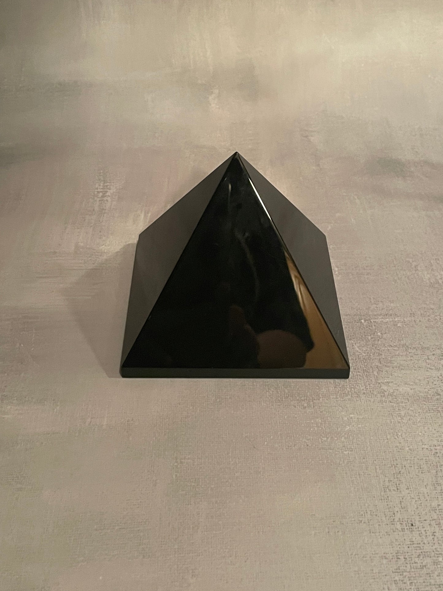 XL Black Obsidian Pyramid (EMF PROTECTION)