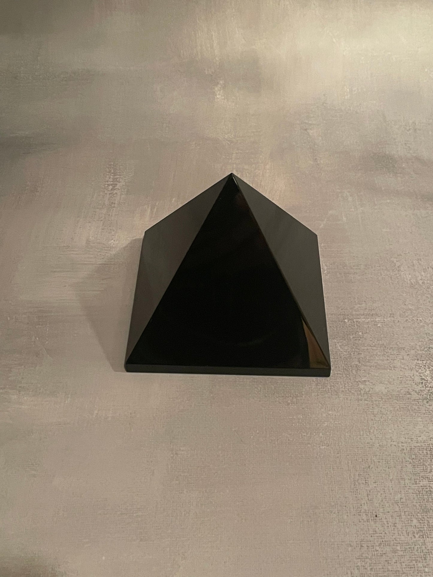 XL Black Obsidian Pyramid (EMF PROTECTION)