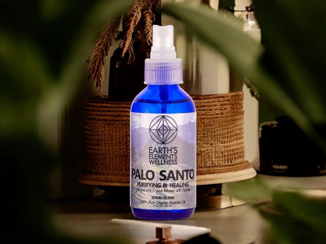 Organic Palo Santo Spray (Crystal Infused)