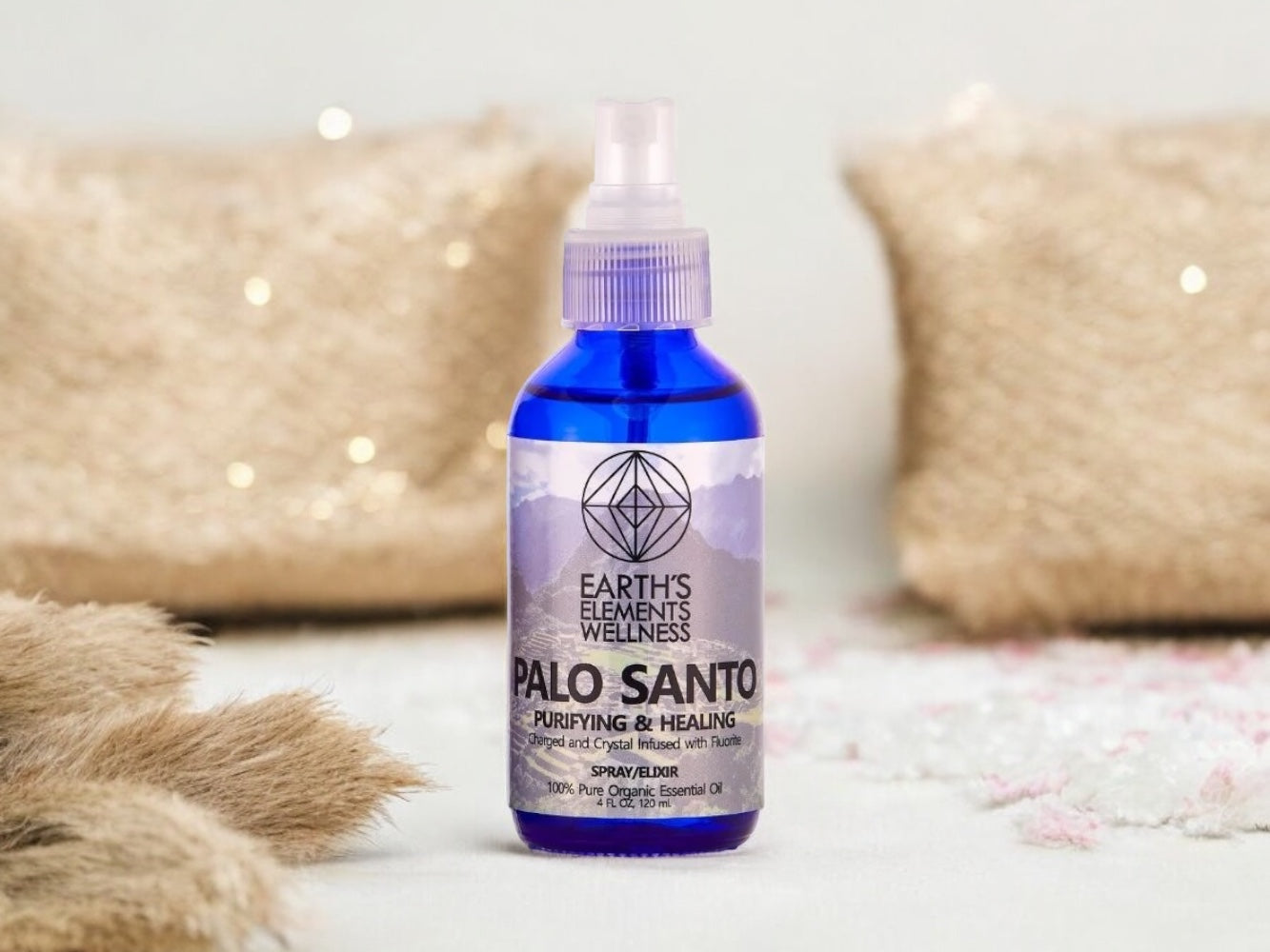 Organic Palo Santo Spray (Crystal Infused)