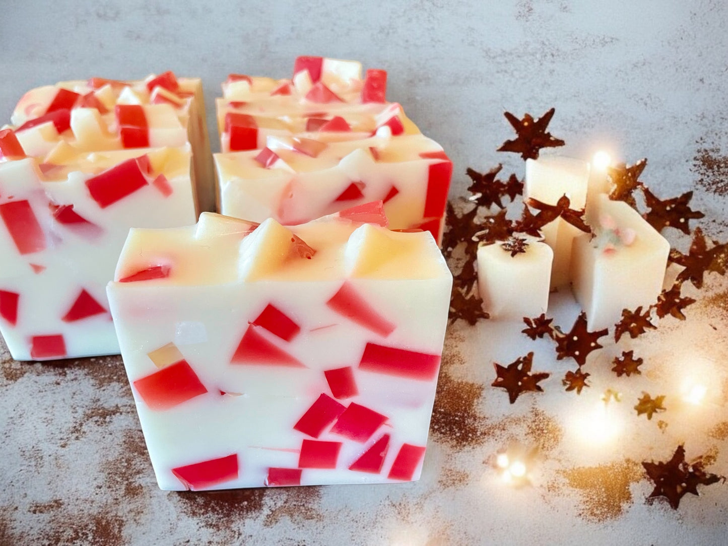 Candy Cane Soap Bar