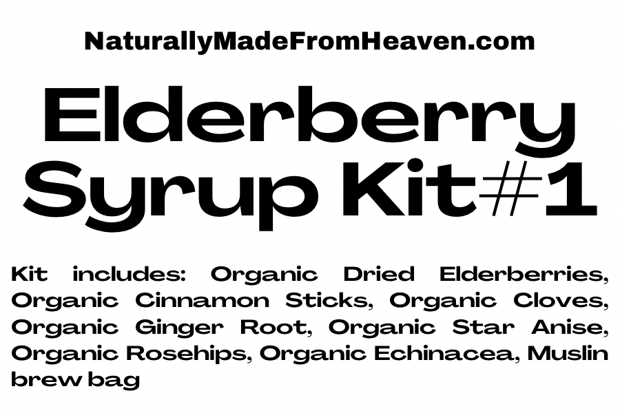 Organic Elderberry Syrup Kits