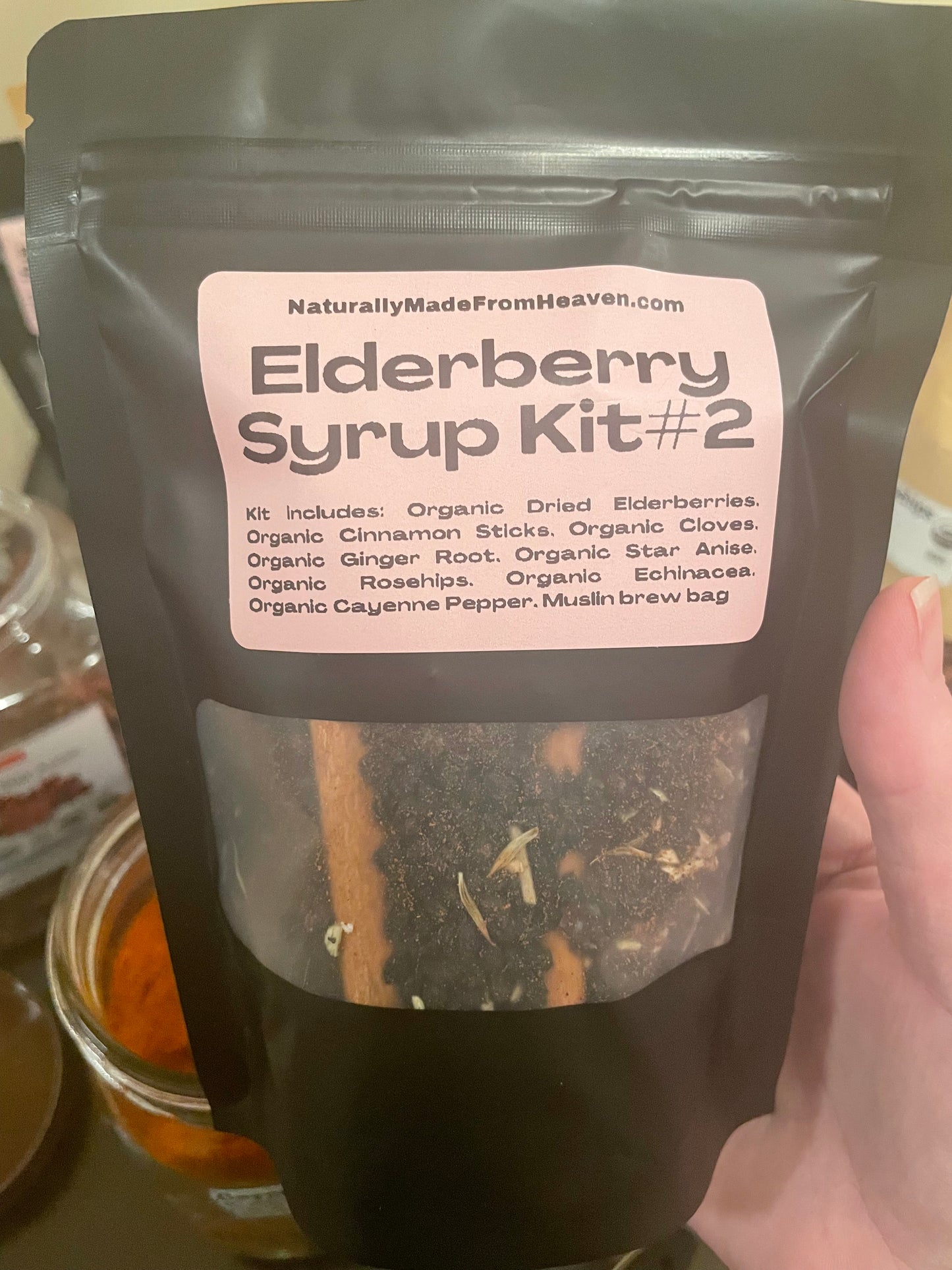 Organic Elderberry Syrup Kits