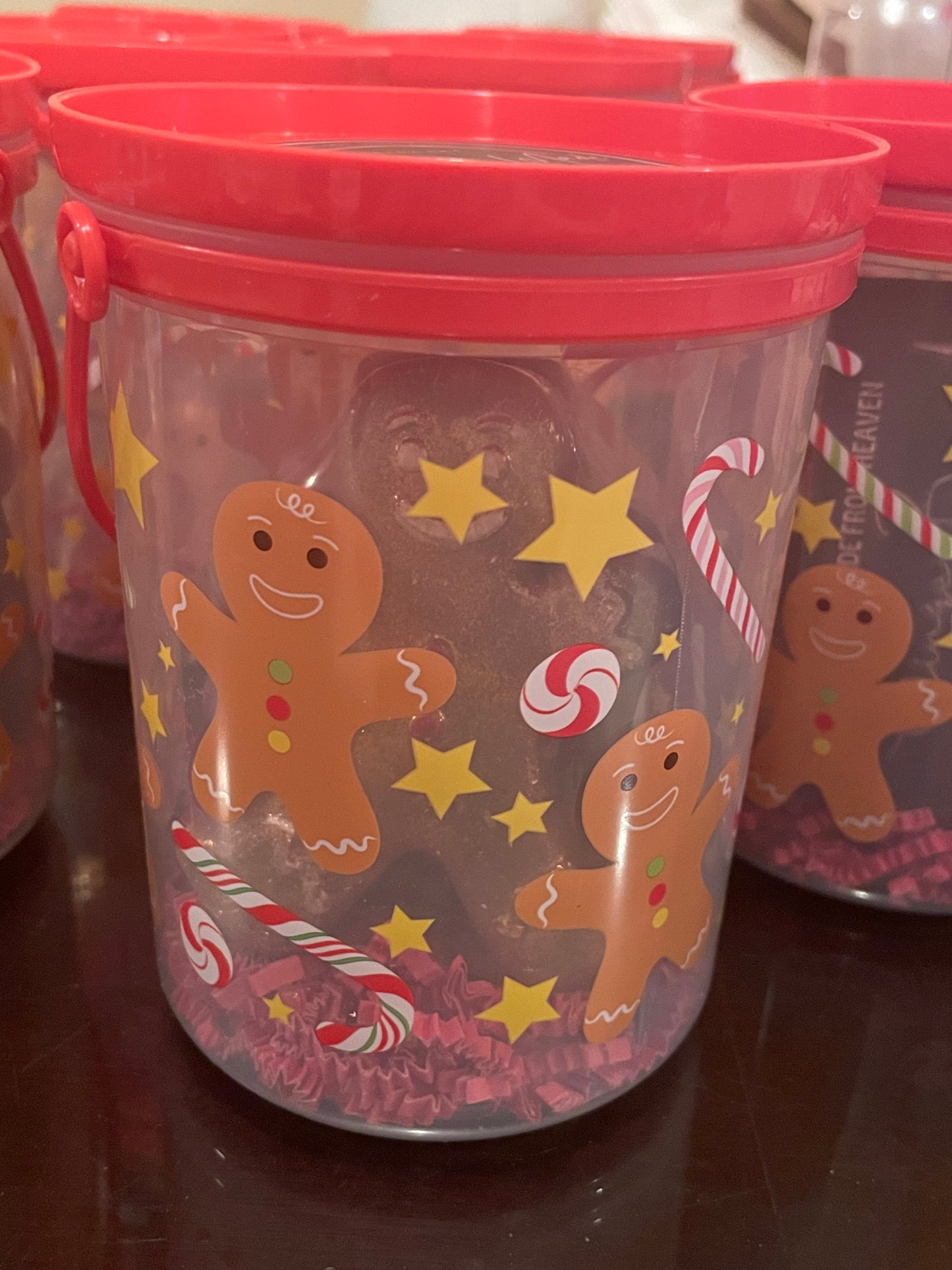 Gingerbread Men Soap Gift Set Cup (6 oz)