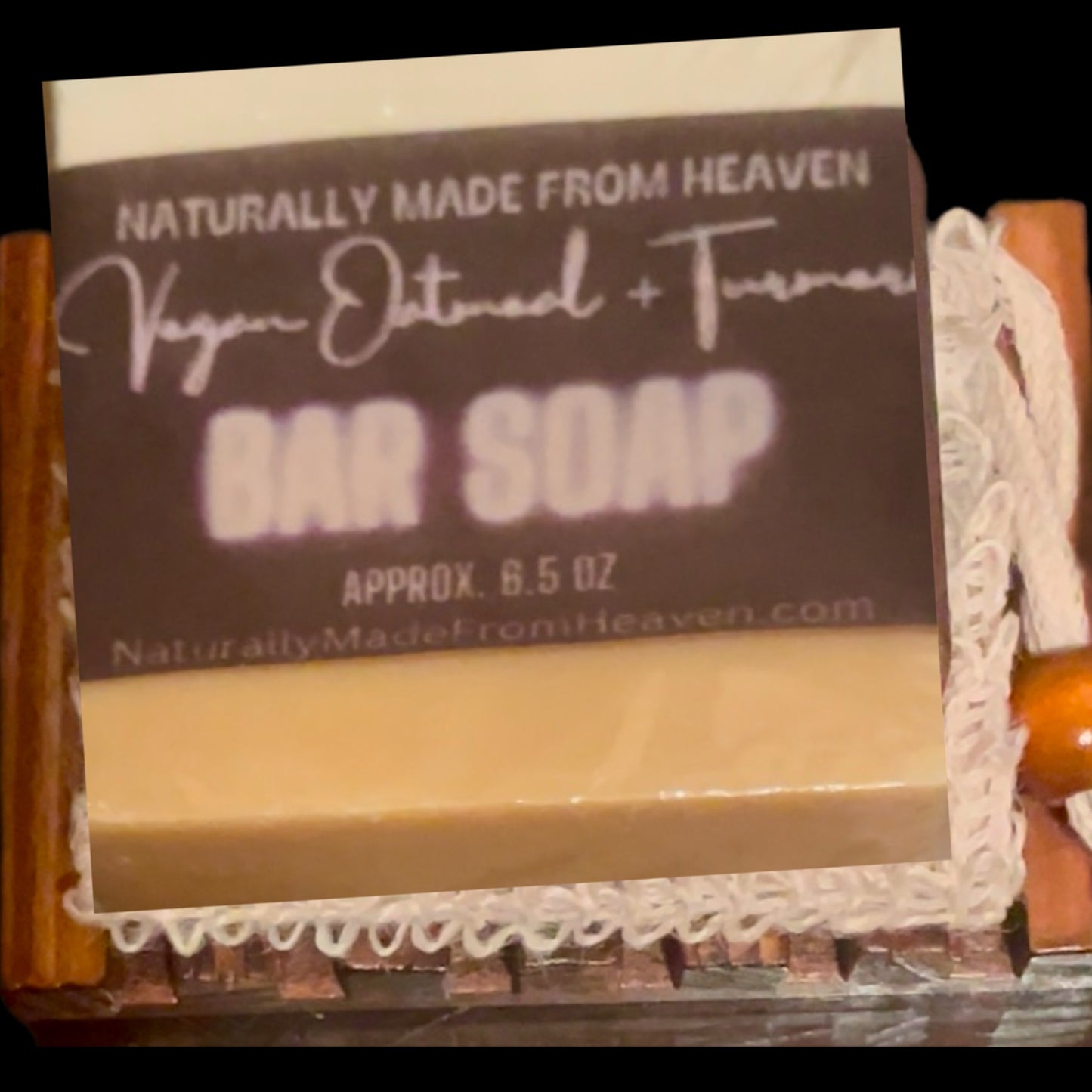 Vegan Pure Oatmeal Turmeric (Fragrance-Free)Face & Body Soap