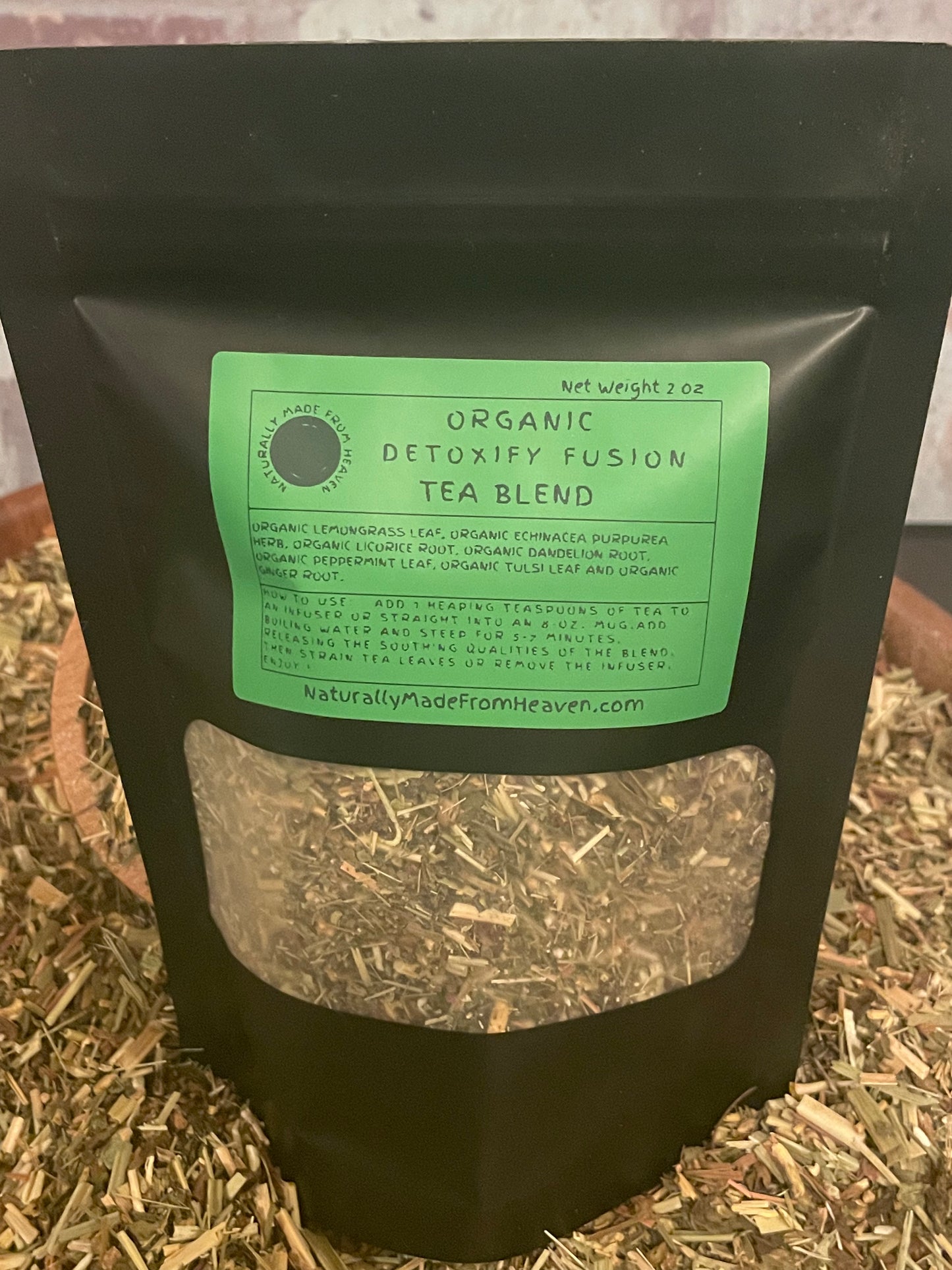 Detoxify Fusion Blend Organic Tea (Loose-Leaf)