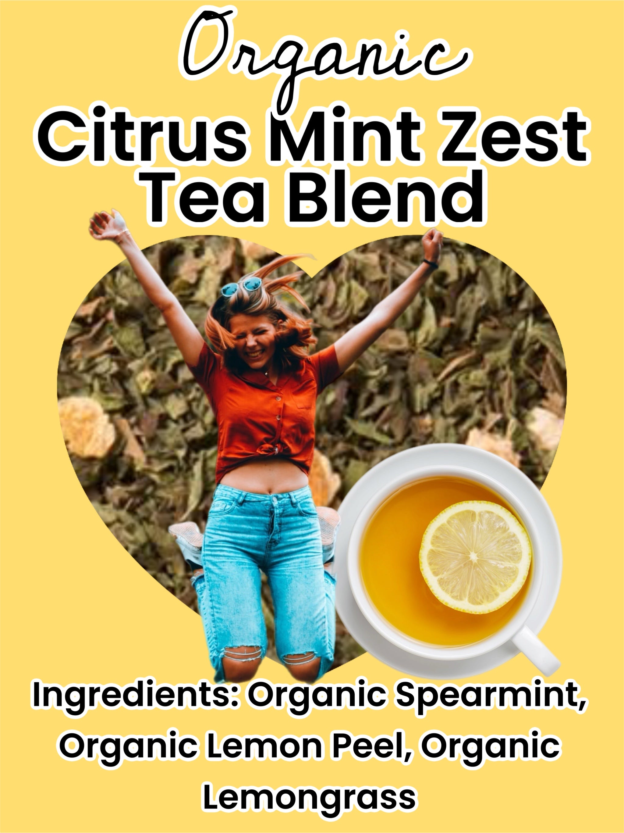 Organic Citrus Mint Zest (loose-leaf) Tea Blend – Naturally Made From ...