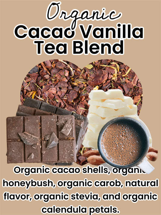 Organic Cacao Vanilla Tea Blend (Loose-Leaf)