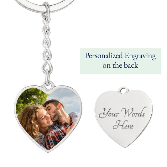 Love of My Life Eternal Heart Keychain! Personalized just for your loved one!